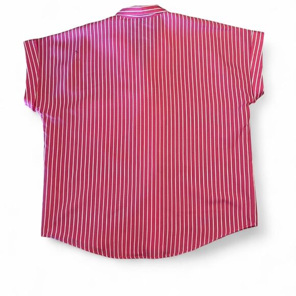 Vintage pinstripe button up top - Picture 2 of 6
